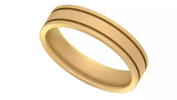 Engagement Ring Band 3d