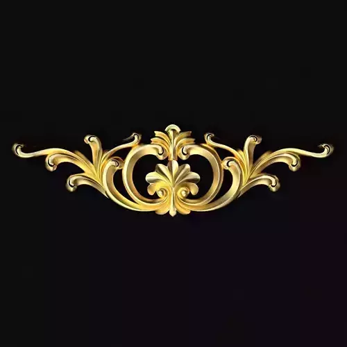 Central decor ornament for furniture