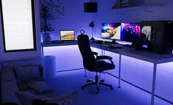 modern gaming room 