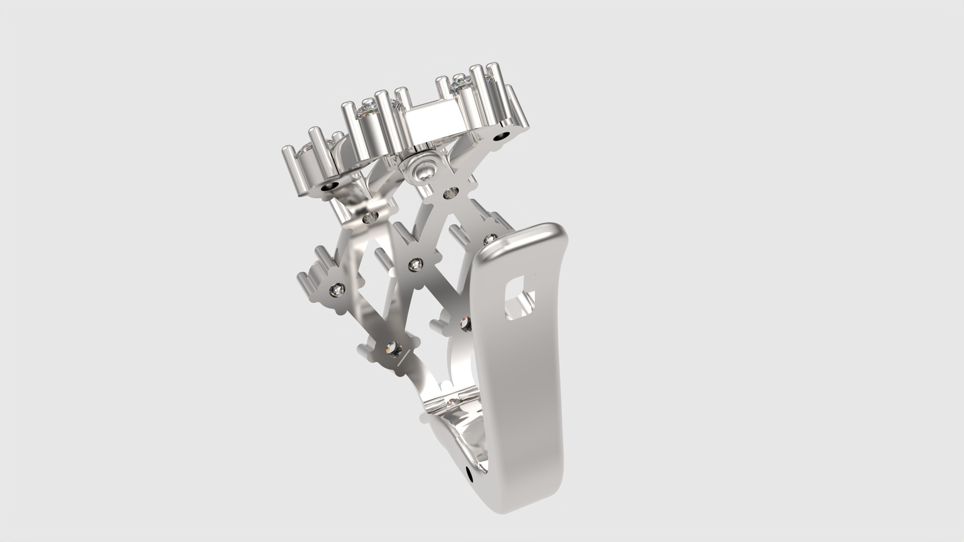 Geometric Modern Earrings JDBCo 3D print model_19