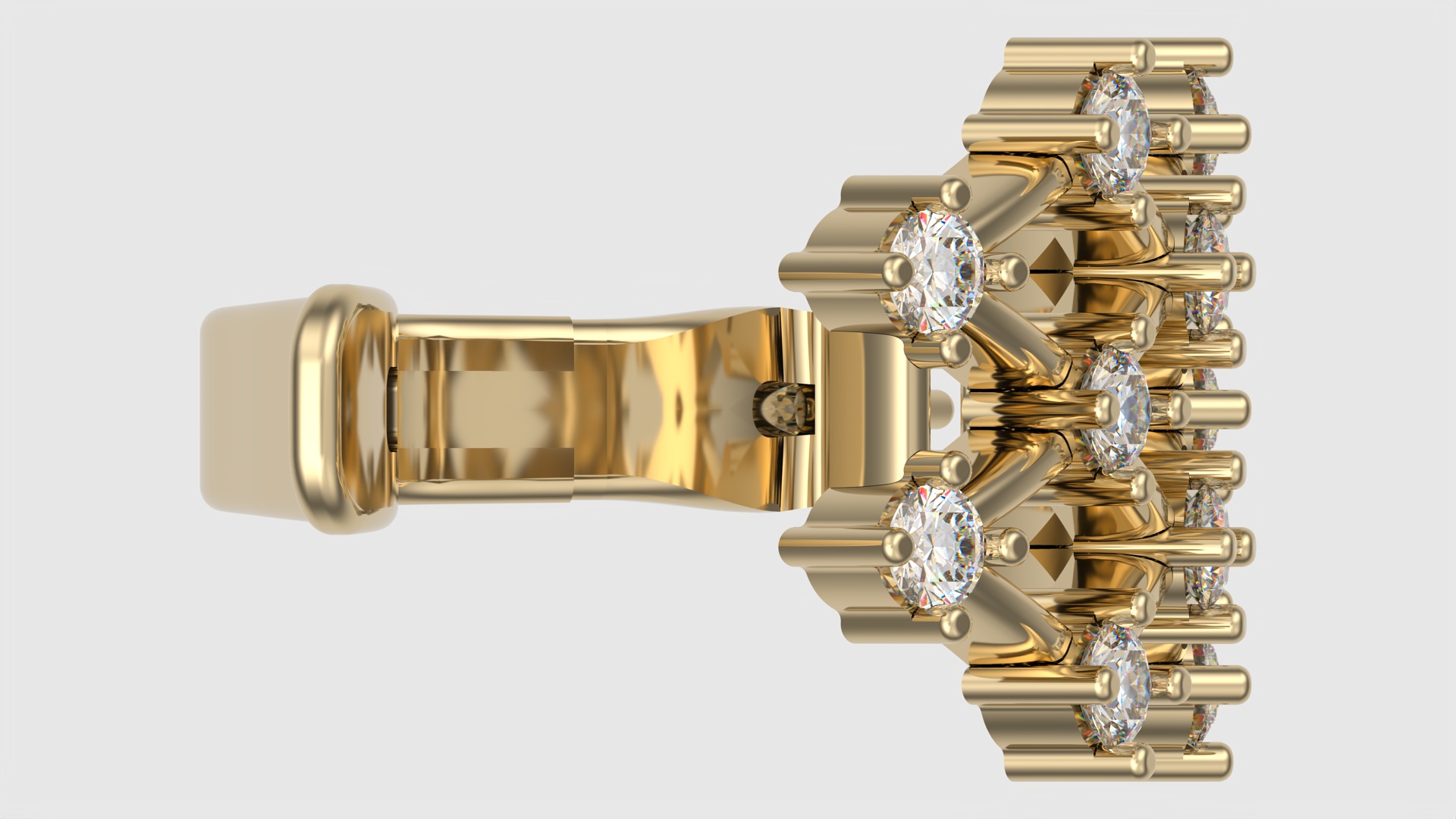 Geometric Modern Earrings JDBCo 3D print model_3