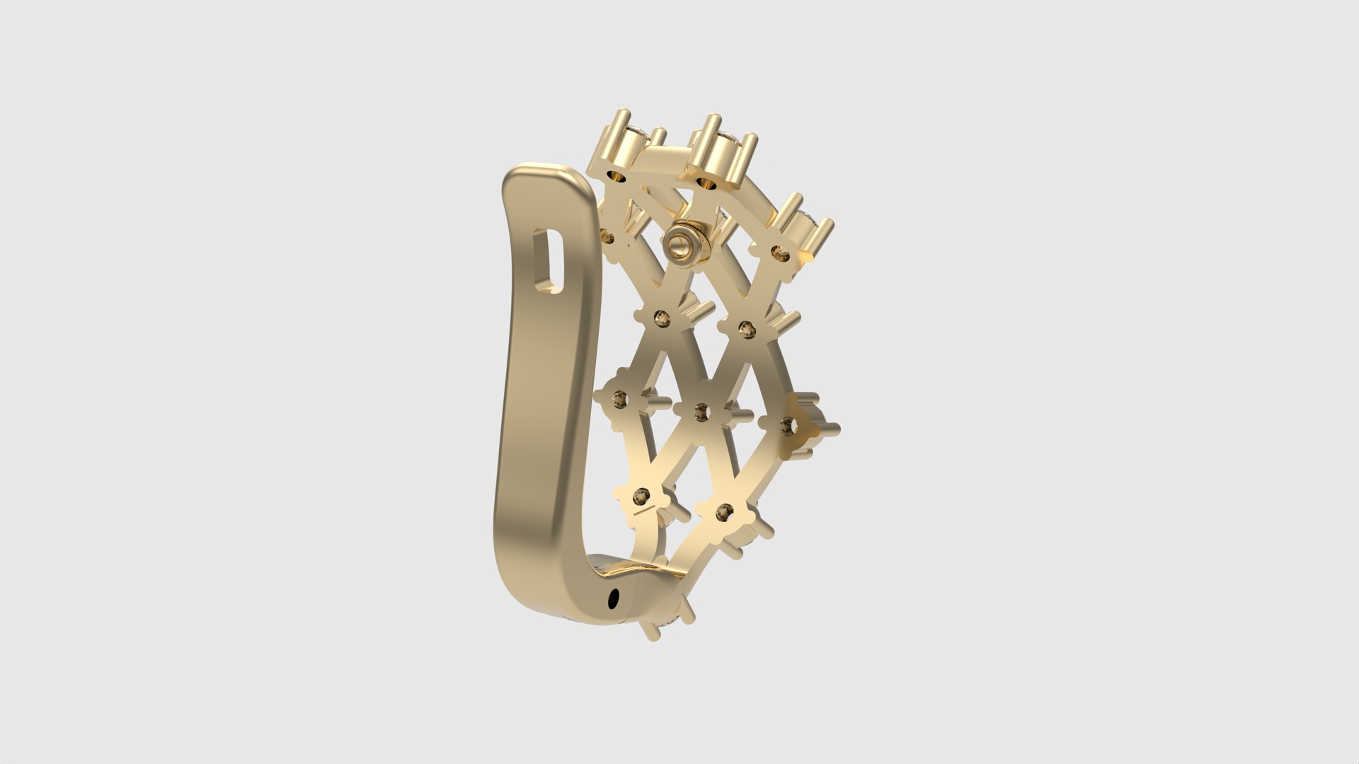 Geometric Modern Earrings JDBCo 3D print model_16
