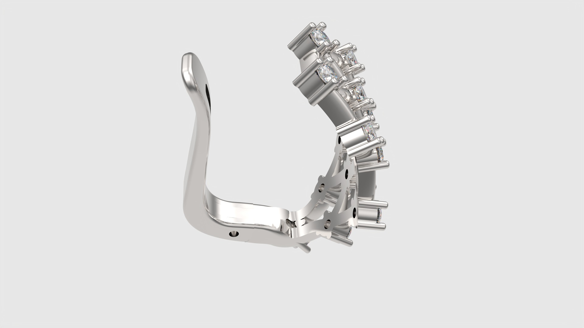 Geometric Modern Earrings JDBCo 3D print model_29