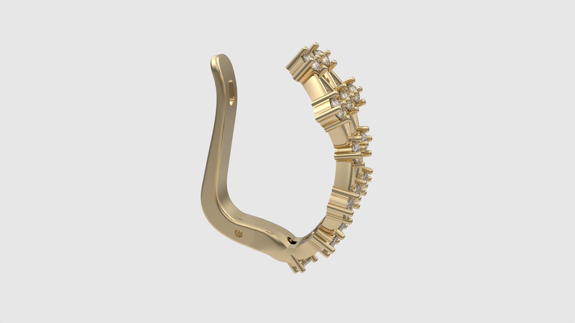 Geometric Modern Earrings JDBCo 3D print model_12