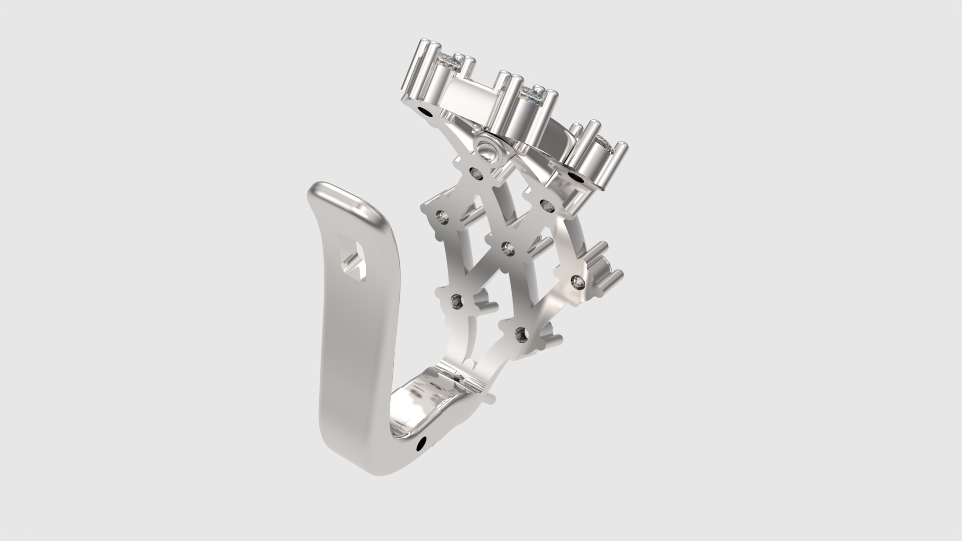 Geometric Modern Earrings JDBCo 3D print model_31