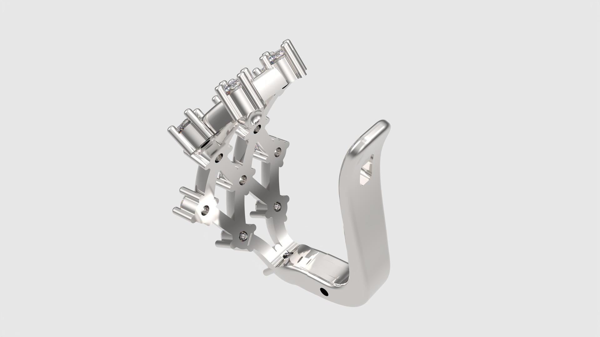 Geometric Modern Earrings JDBCo 3D print model_20