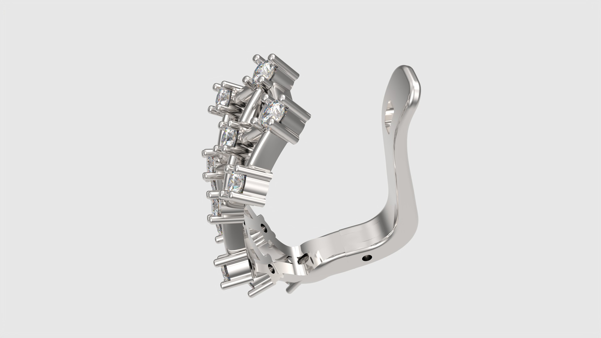 Geometric Modern Earrings JDBCo 3D print model_22