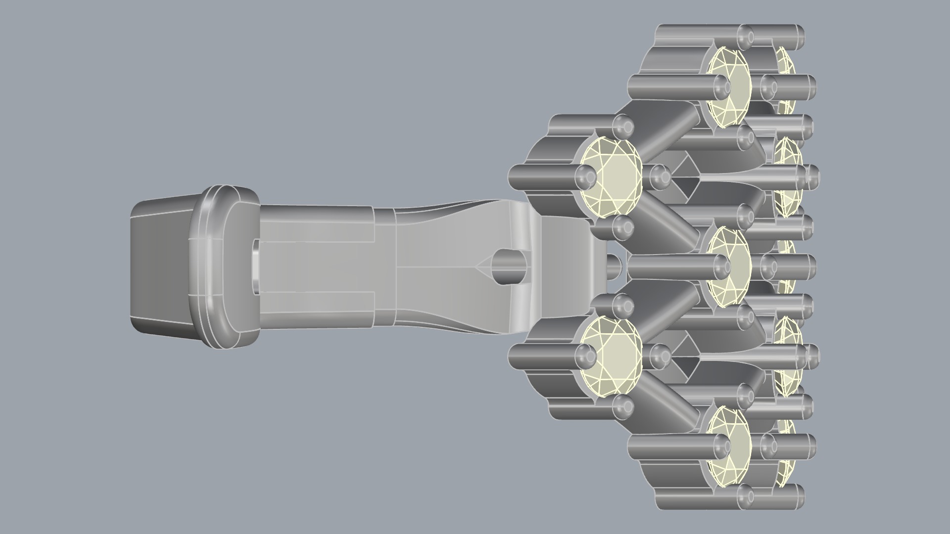 Geometric Modern Earrings JDBCo 3D print model_7