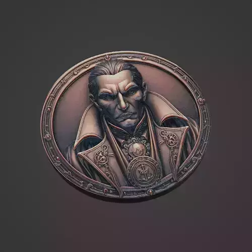Vlad Dracula Medallion 3D print model