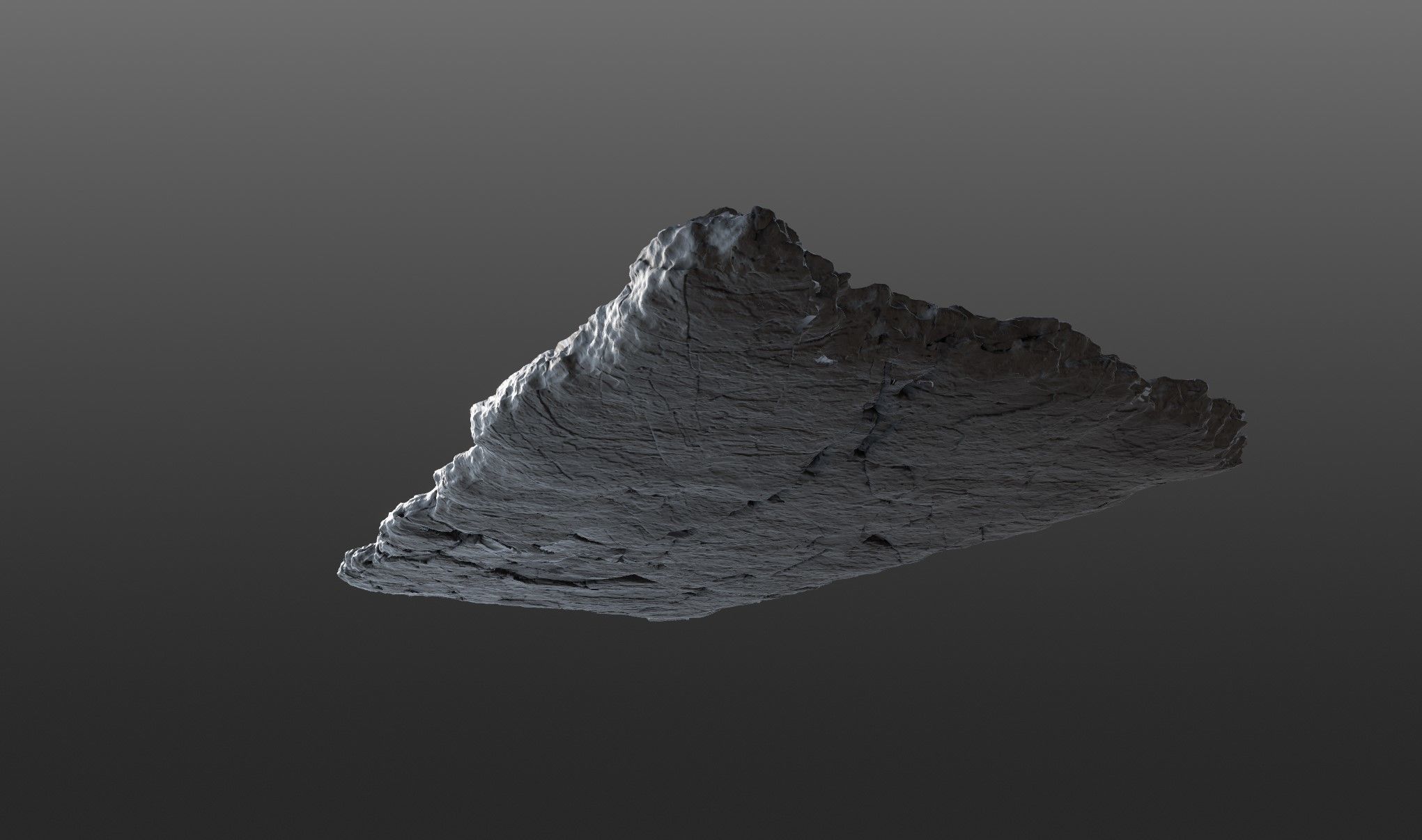 Sushi Salmon Roll and Elegant Modern Stone Planes Low-poly 3D model_10