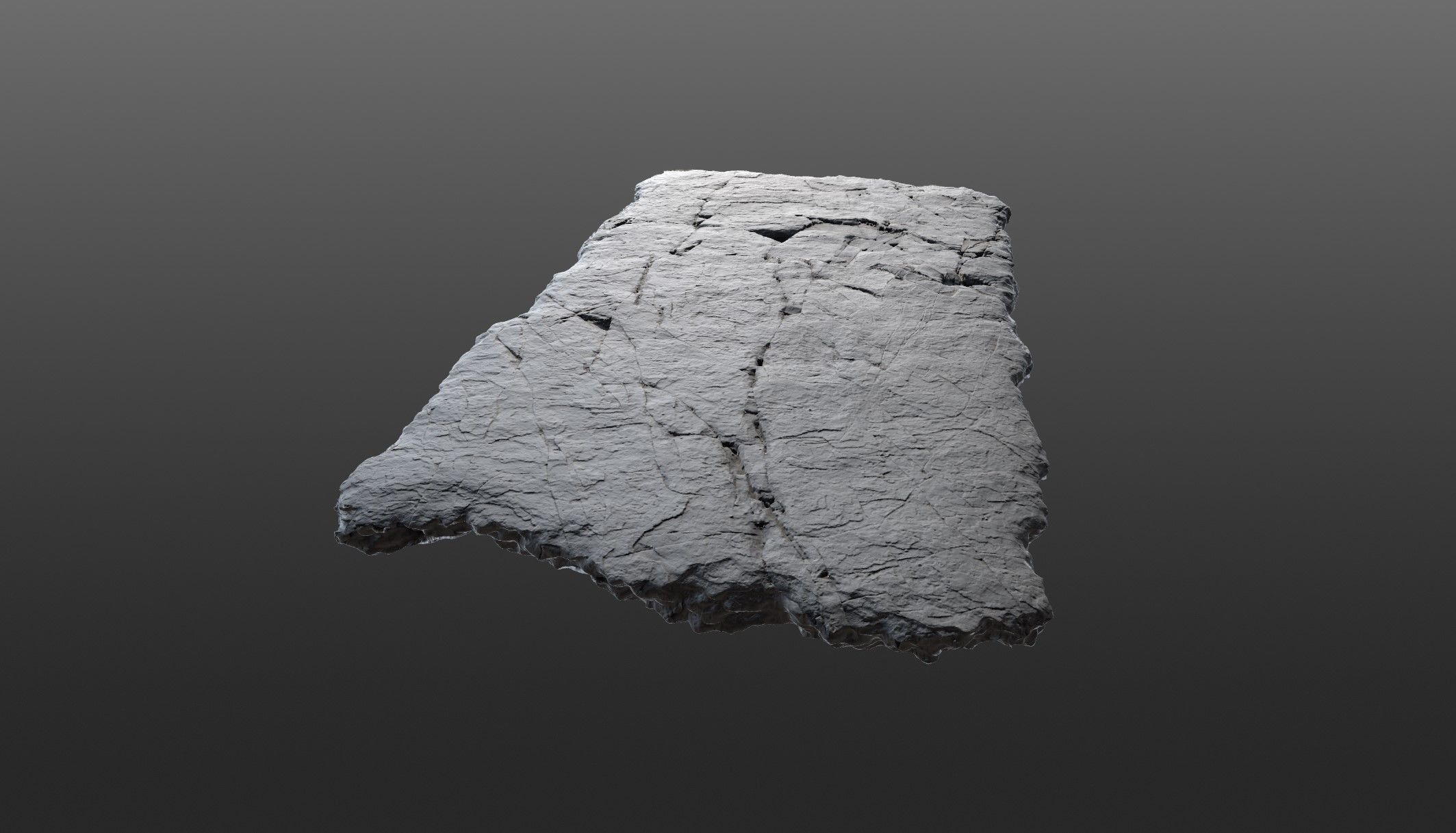 Sushi Salmon Roll and Elegant Modern Stone Planes Low-poly 3D model_18