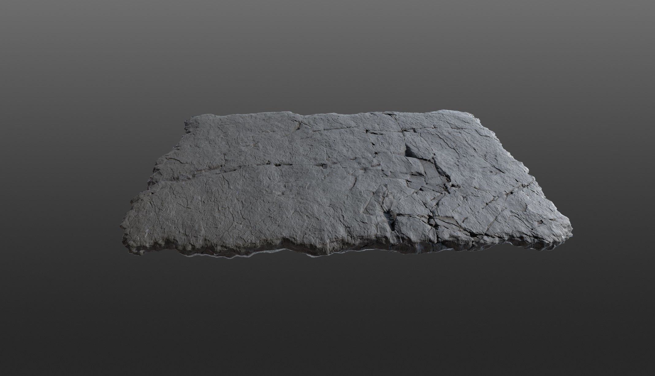 Sushi Salmon Roll and Elegant Modern Stone Planes Low-poly 3D model_16