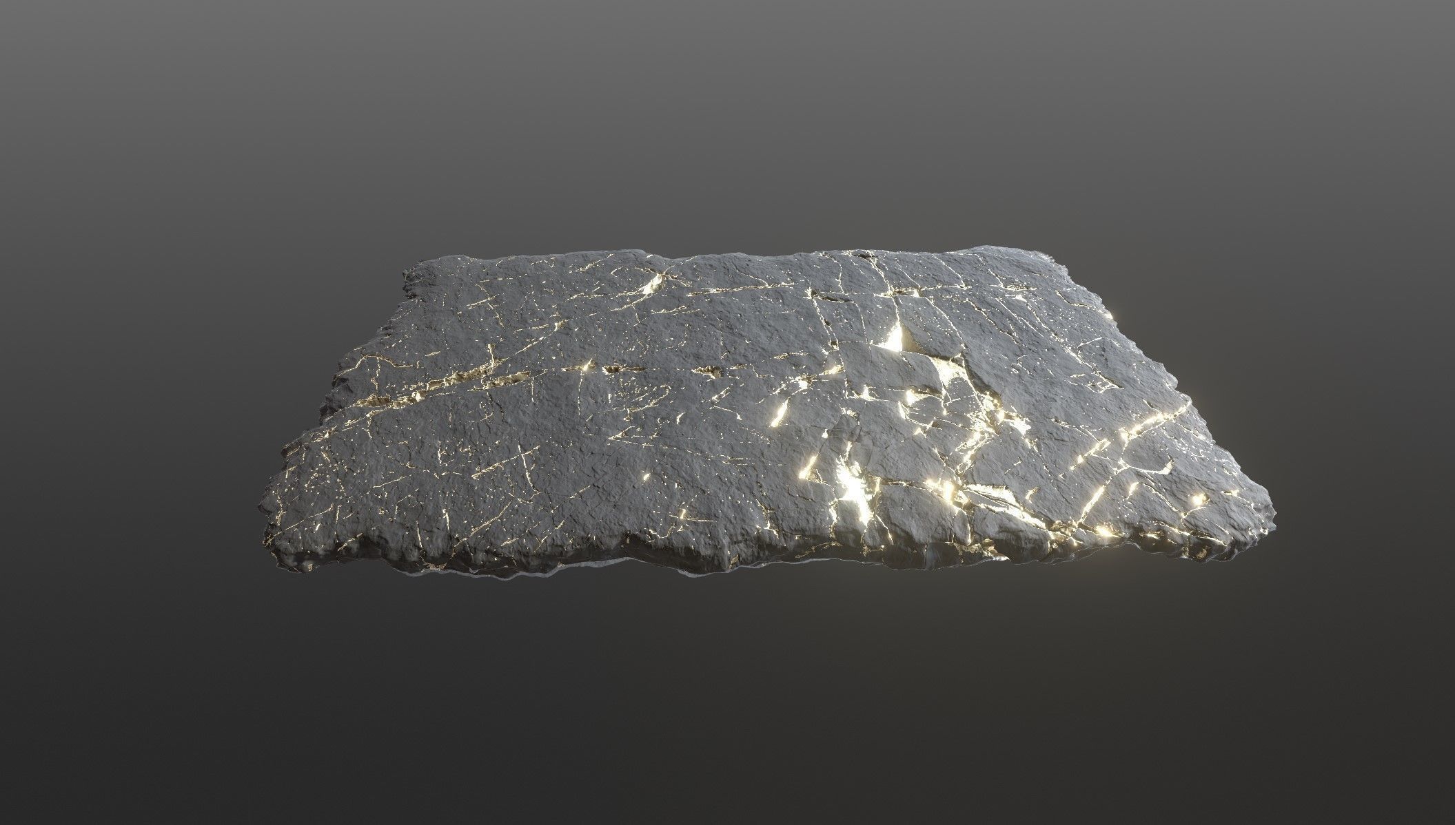 Sushi Salmon Roll and Elegant Modern Stone Planes Low-poly 3D model_21