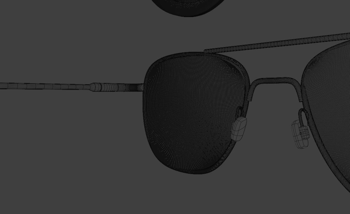 collection of 5 glasses Low-poly 3D model_2