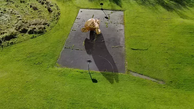 Blender VFX Template - Outdoor Court 3D model