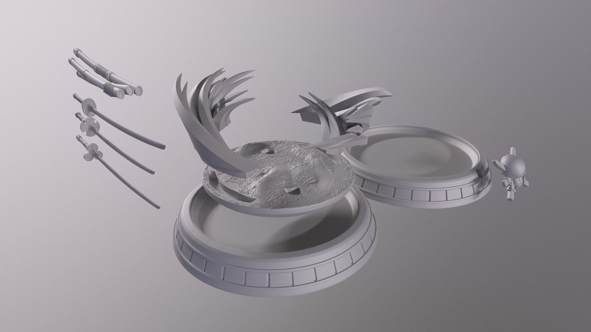 Roronoa Zoro - Asura 3D print model_16