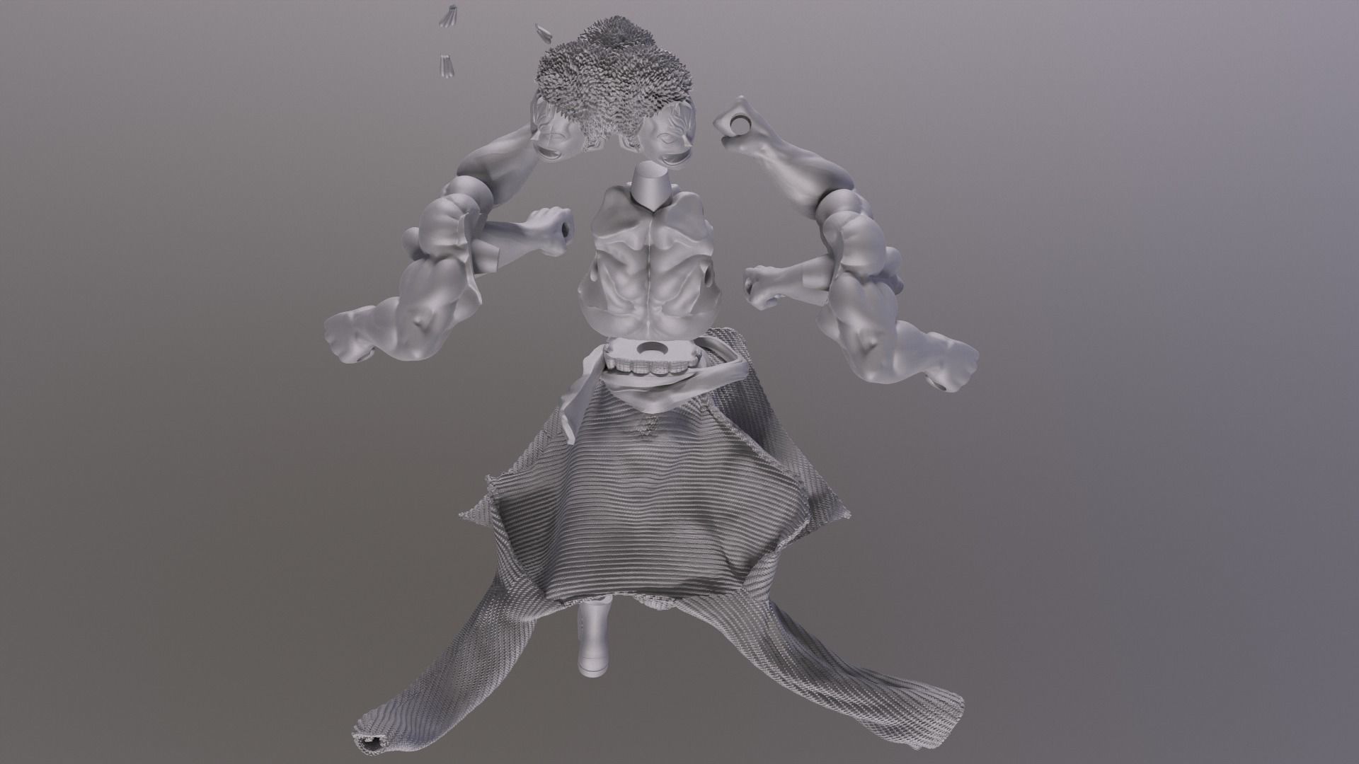 Roronoa Zoro - Asura 3D print model_14