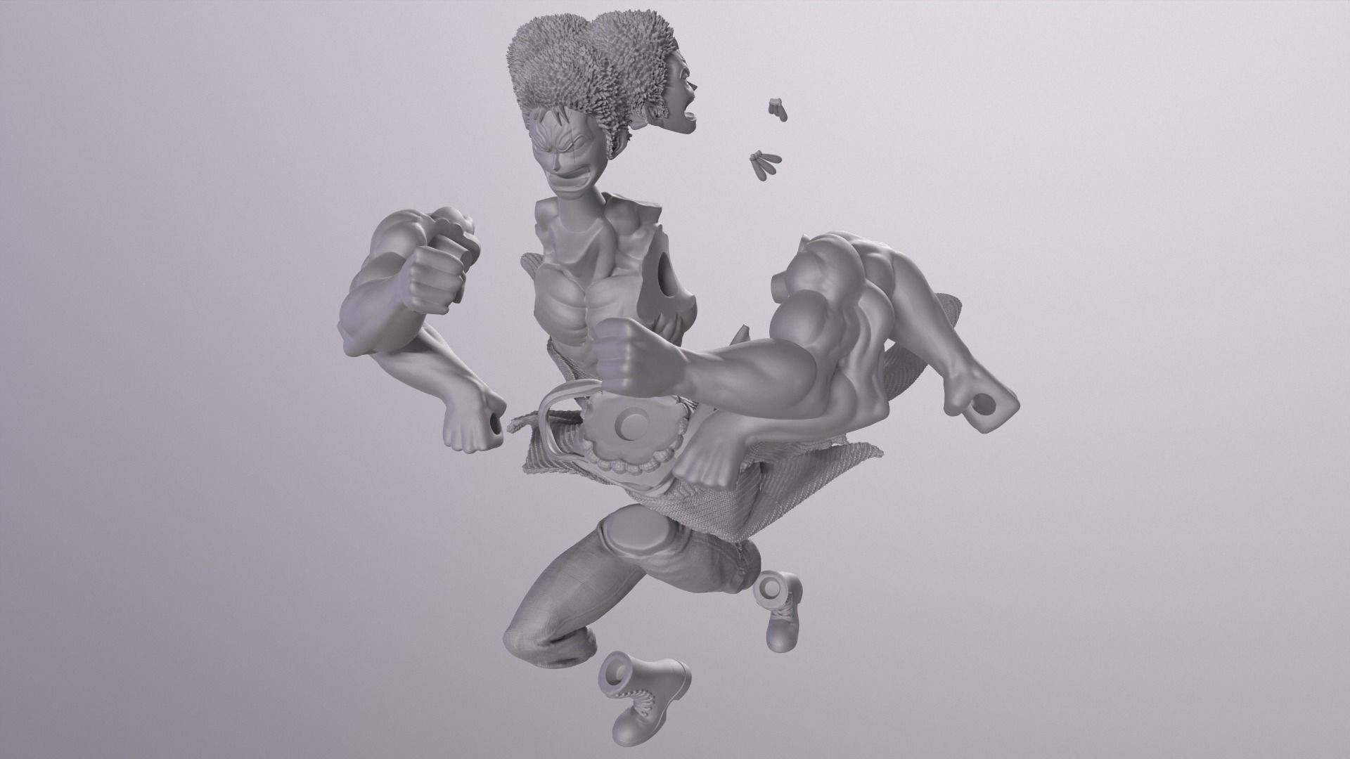 Roronoa Zoro - Asura 3D print model_12