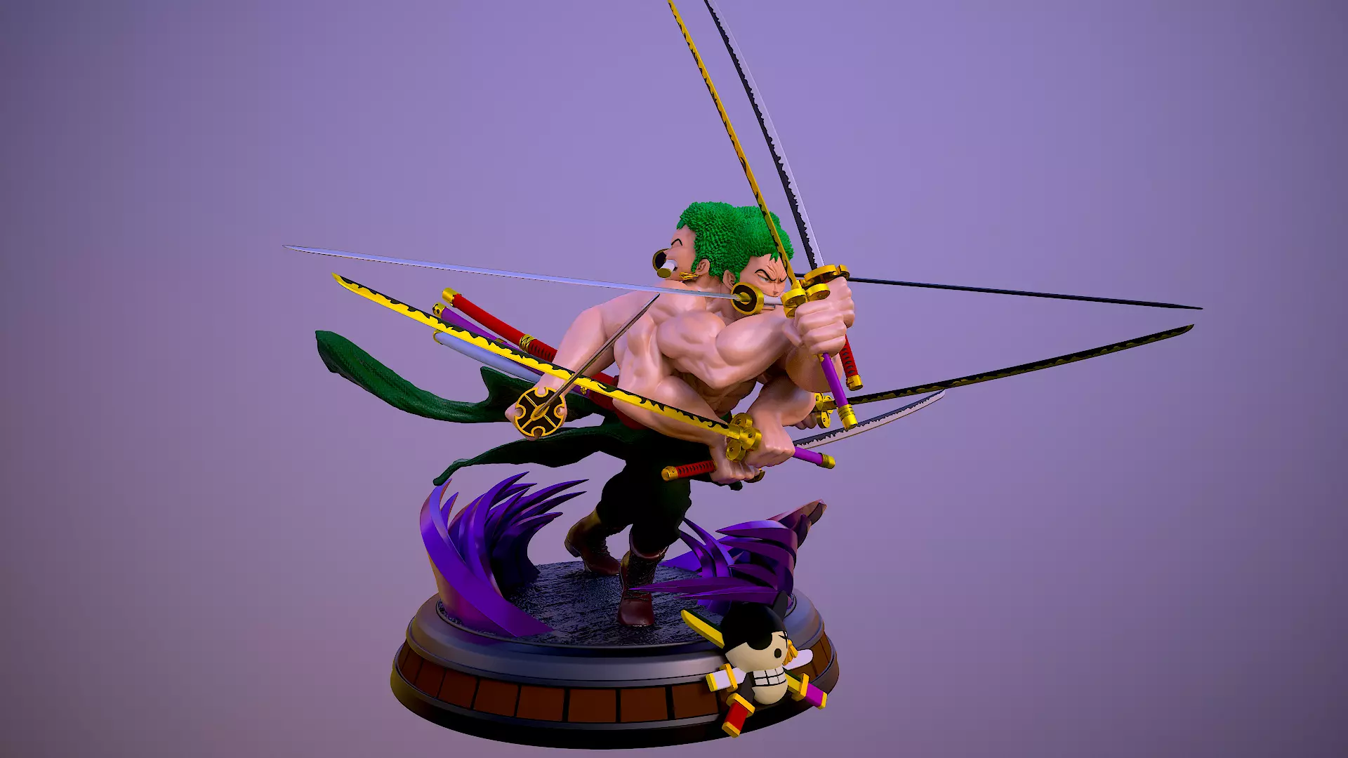 Roronoa Zoro - Asura 3D print model_0