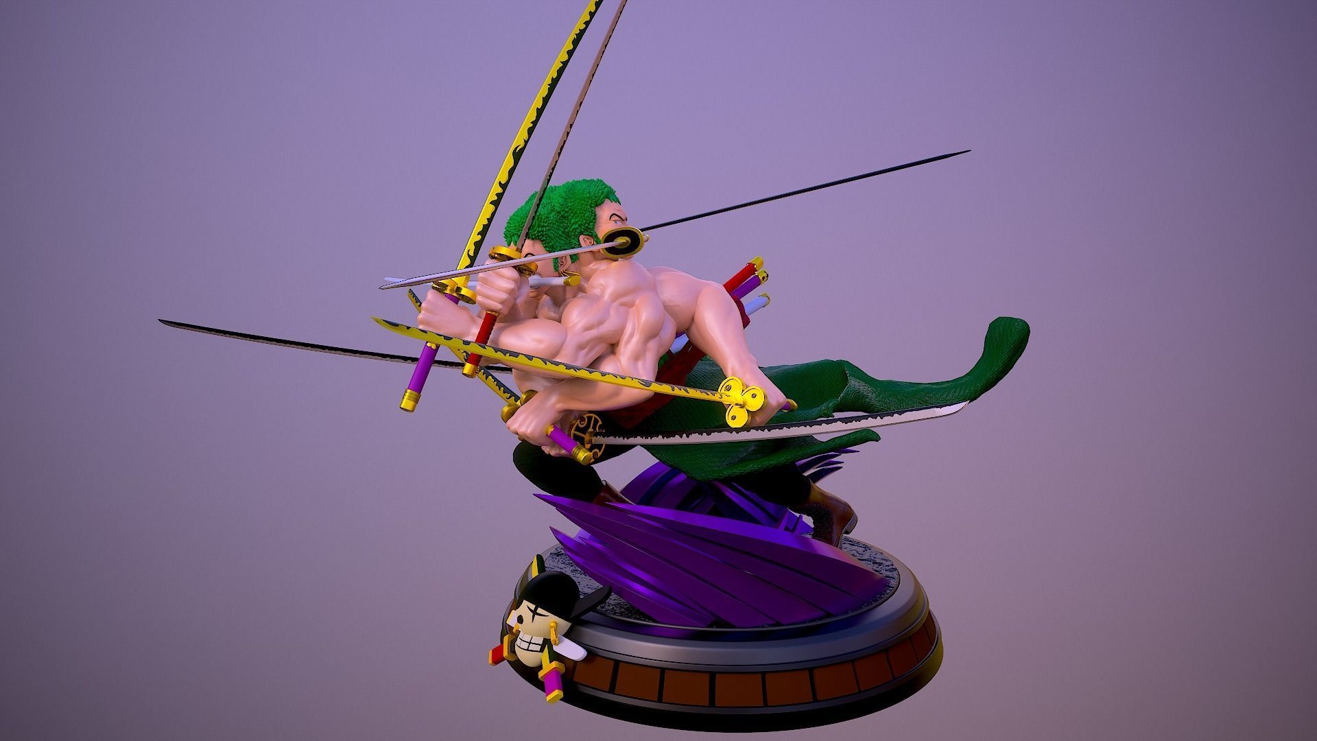 Roronoa Zoro - Asura 3D print model_4
