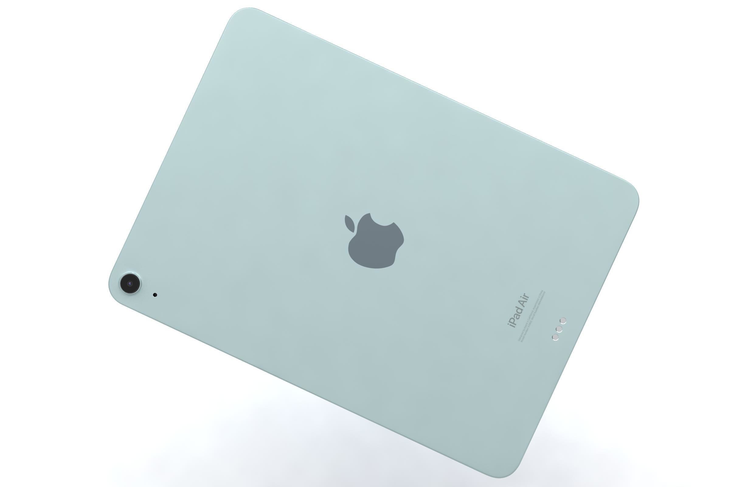 Apple iPad Air 11 2024 Blue 3D model_11