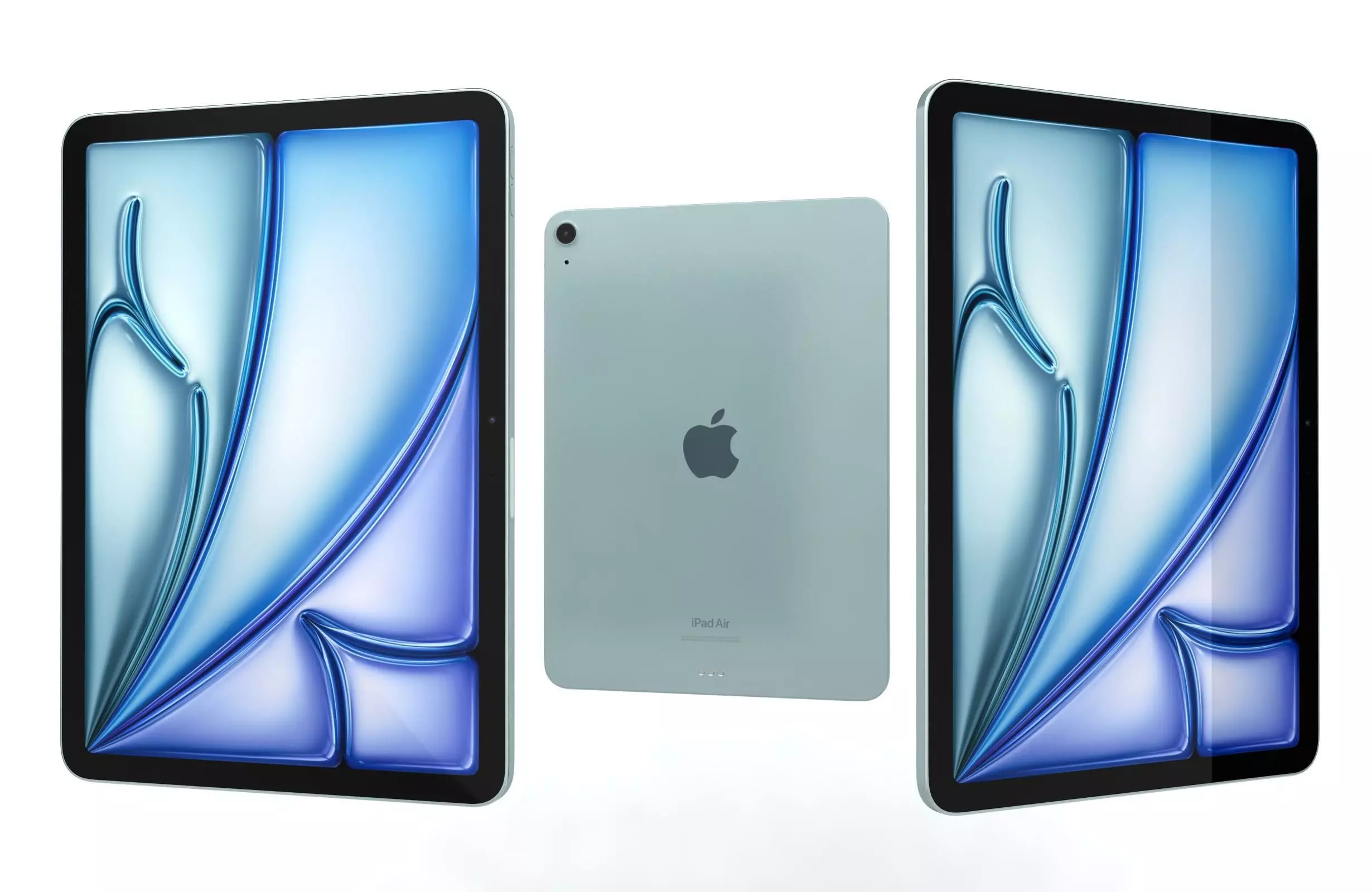 Apple iPad Air 11 2024 Blue 3D model_0