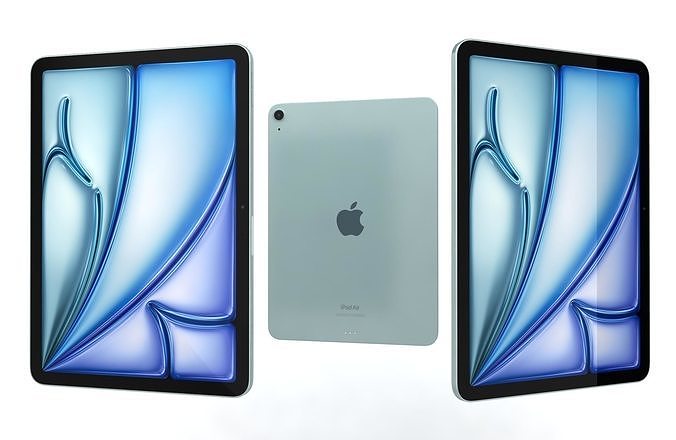 Apple iPad Air 11 2024 Blue 3D model