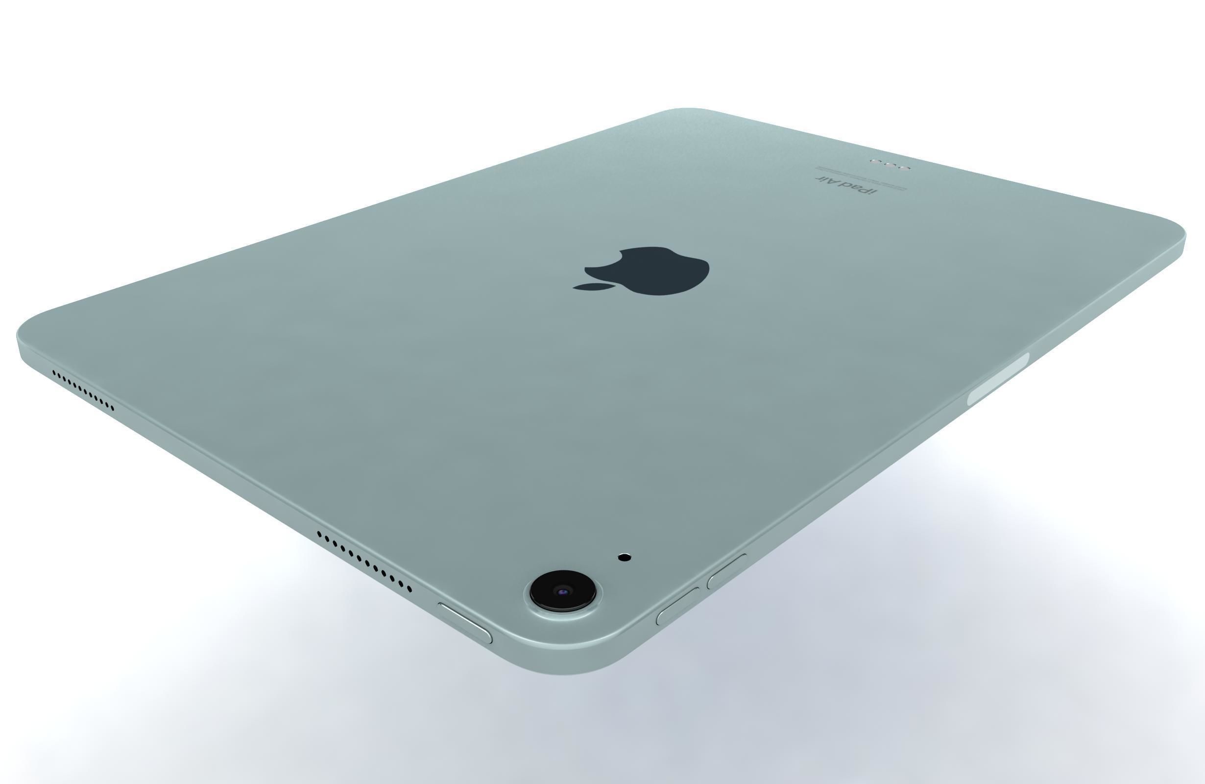 Apple iPad Air 11 2024 Blue 3D model_14