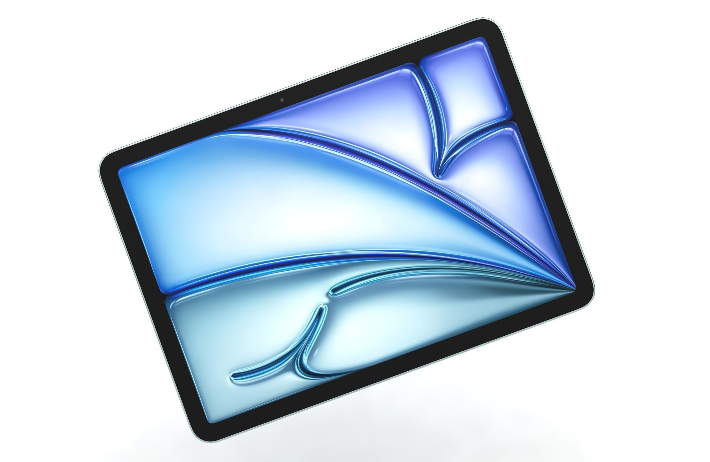 Apple iPad Air 11 2024 Blue 3D model_10