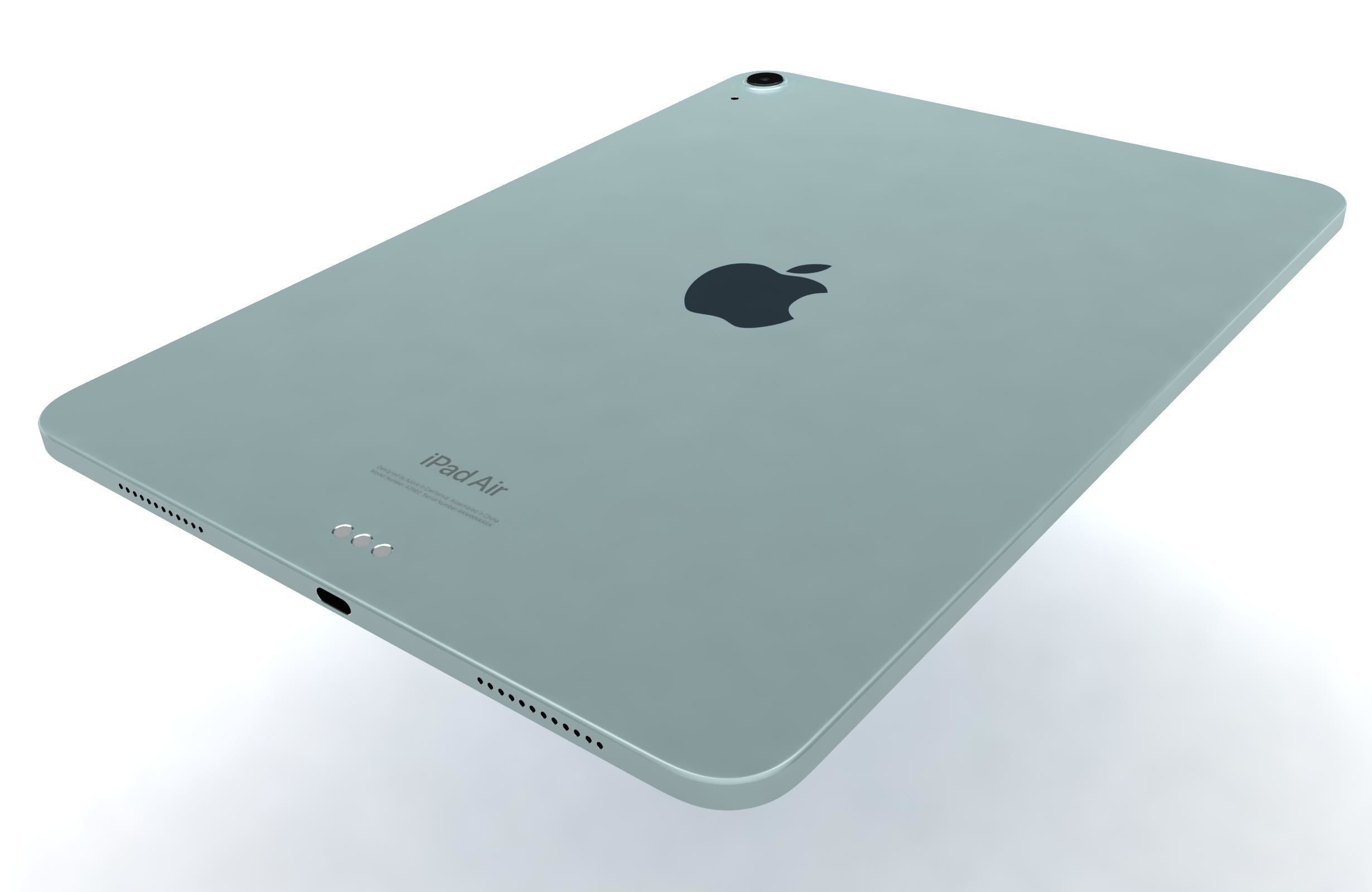 Apple iPad Air 11 2024 Blue 3D model_15