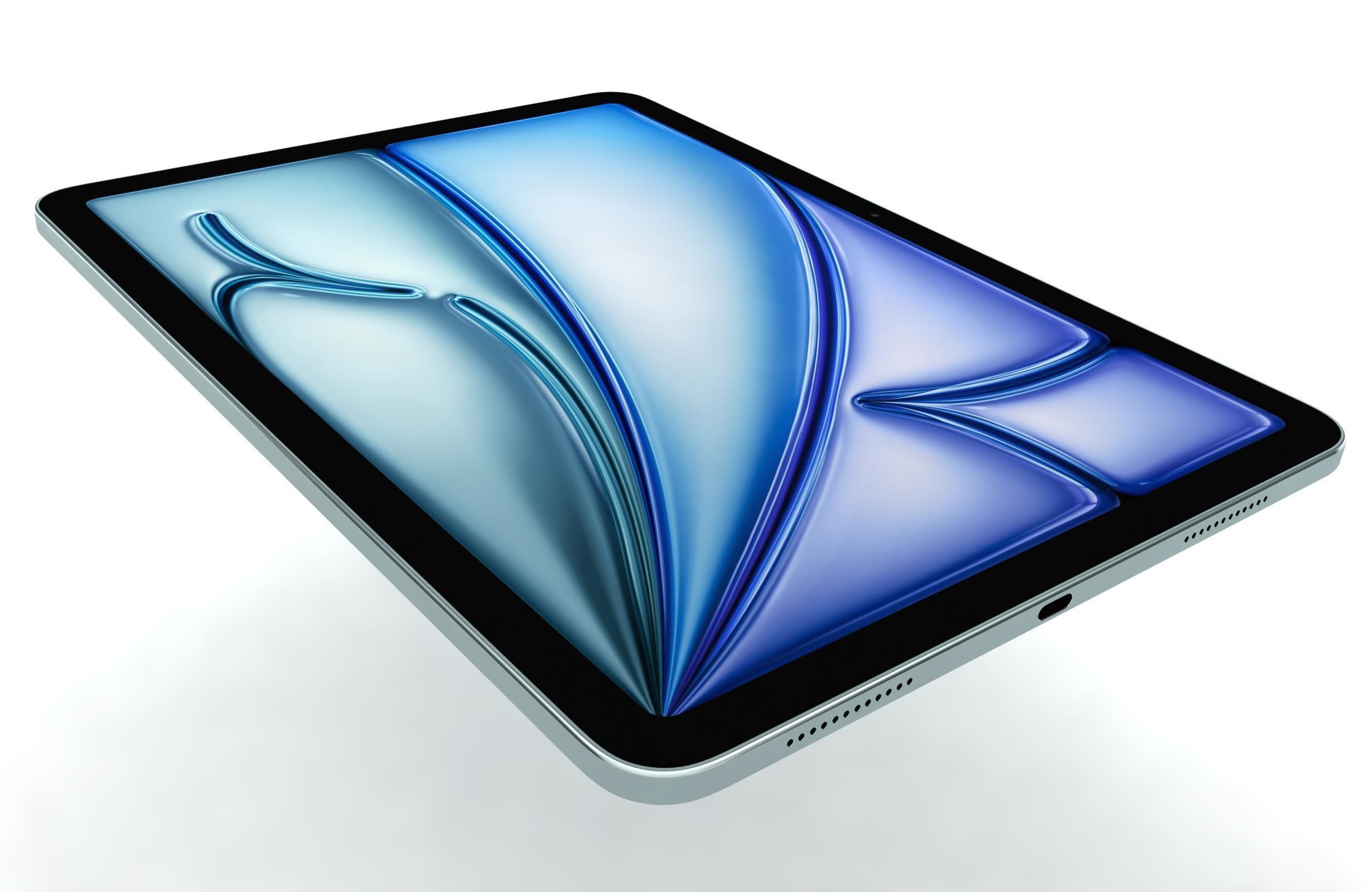 Apple iPad Air 11 2024 Blue 3D model_12