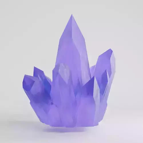 Low-poly Bright Crystal