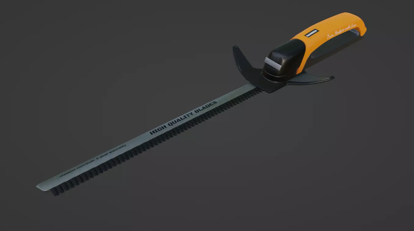 Gardening tools Hedge Trimmers Low-poly 3D model