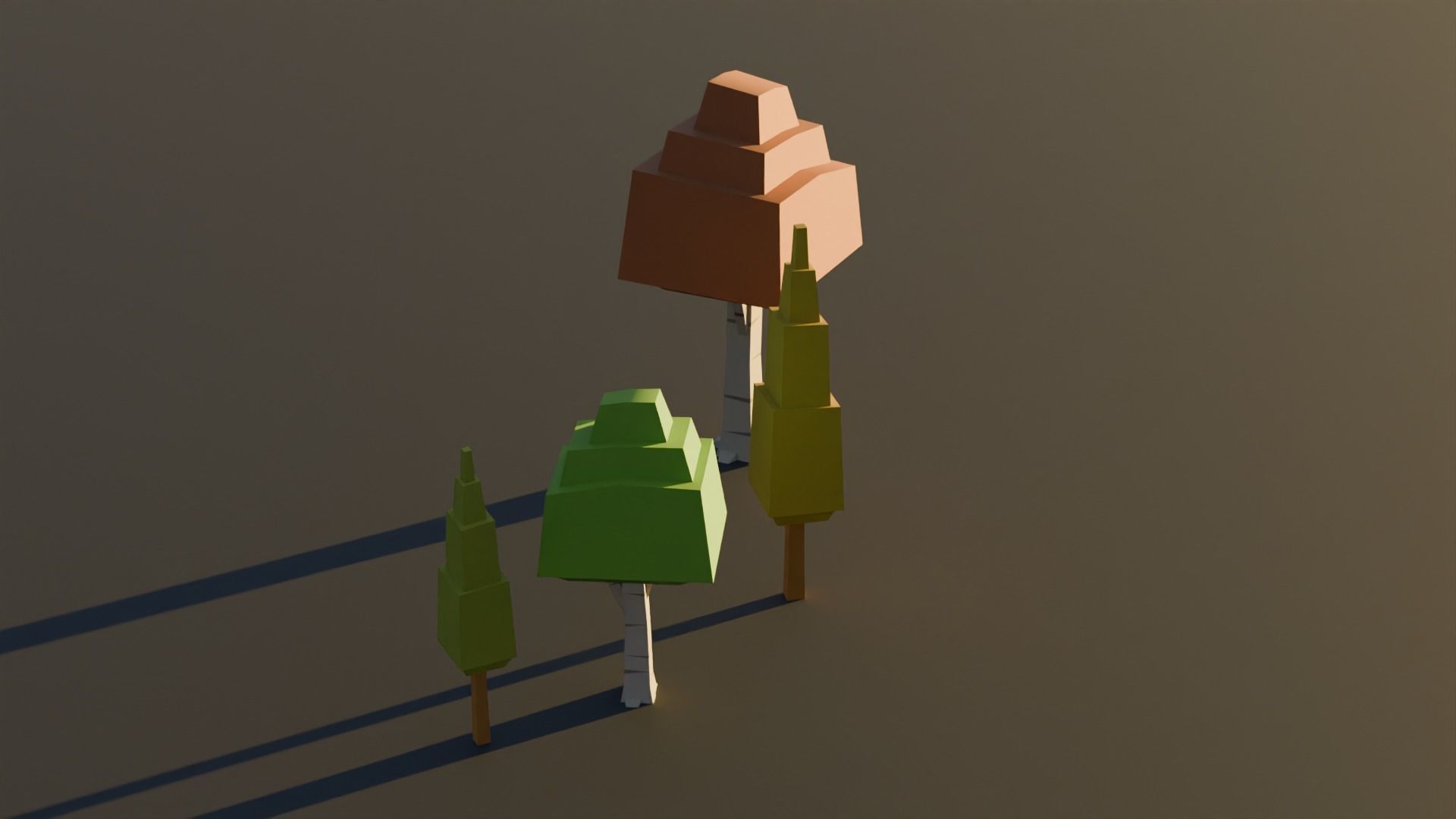 low-poly city models Low-poly 3D model_12