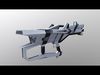 3 Barreled Small Rocket Launcher V1 Low-poly 3D model_2