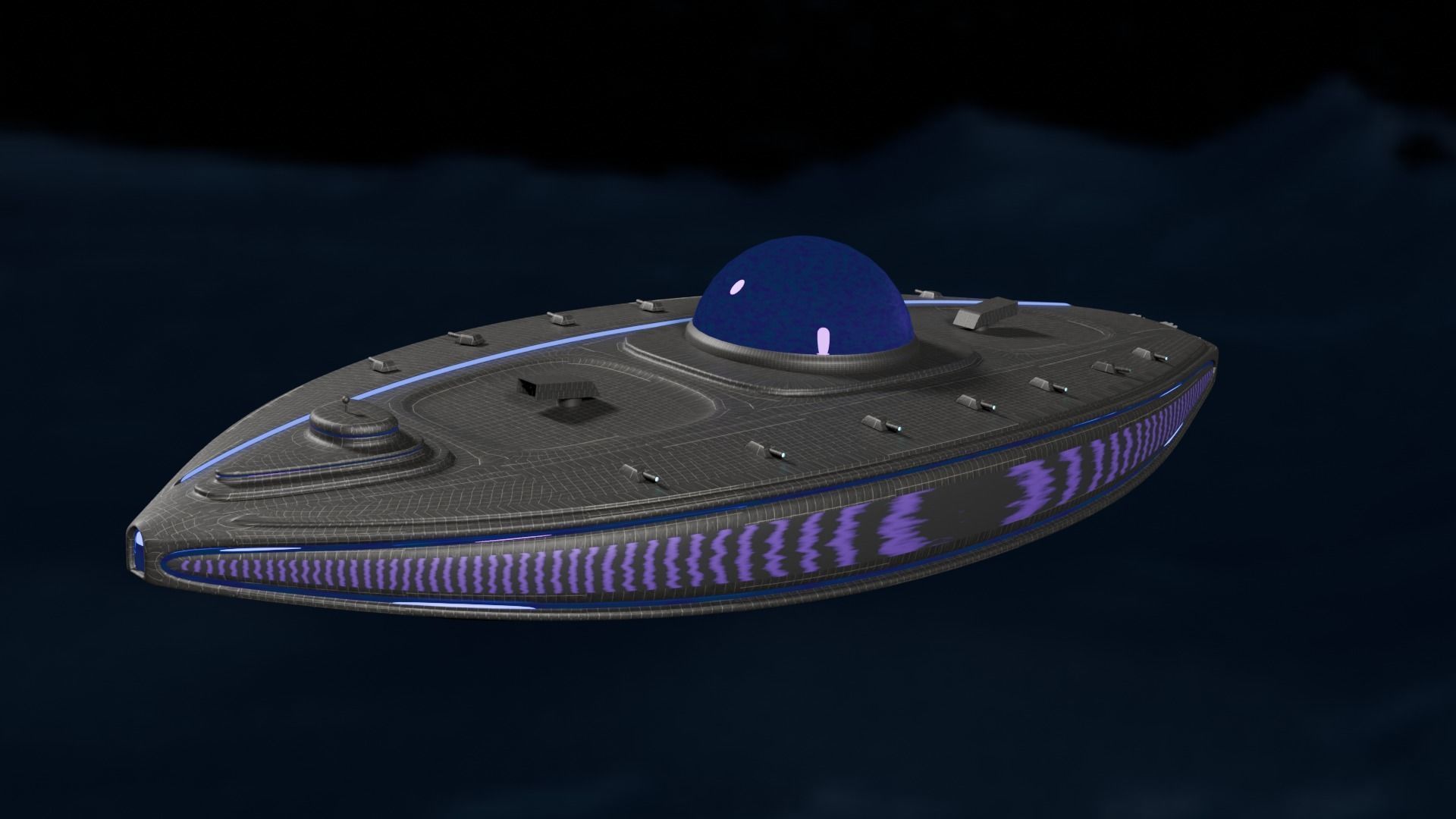 Huge mothership 3D model_5