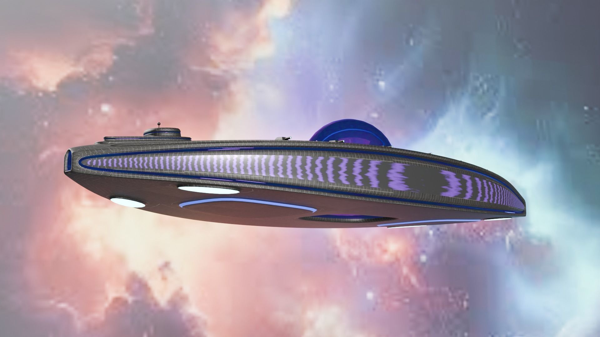 Huge mothership 3D model_6