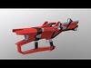3 Barreled Small Rocket Launcher V3 Low-poly 3D model_2