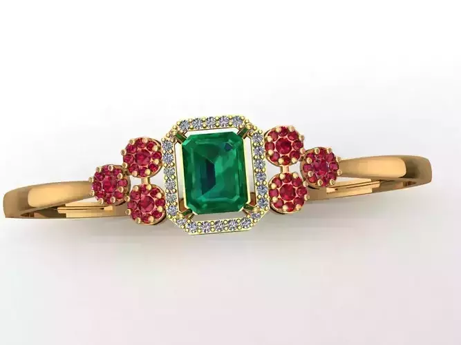 Diamond Breslet Jewellery for Women 3D print model