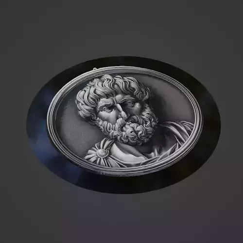 Aristotle Medallion  3D print model