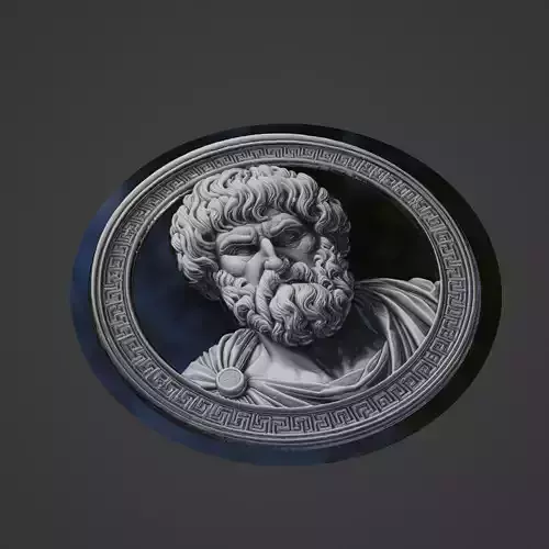 Aristotle Medallion  3D print model