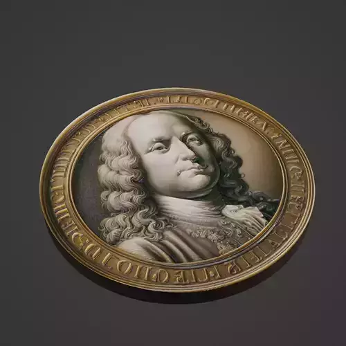 Diderot Medallion 3D print model