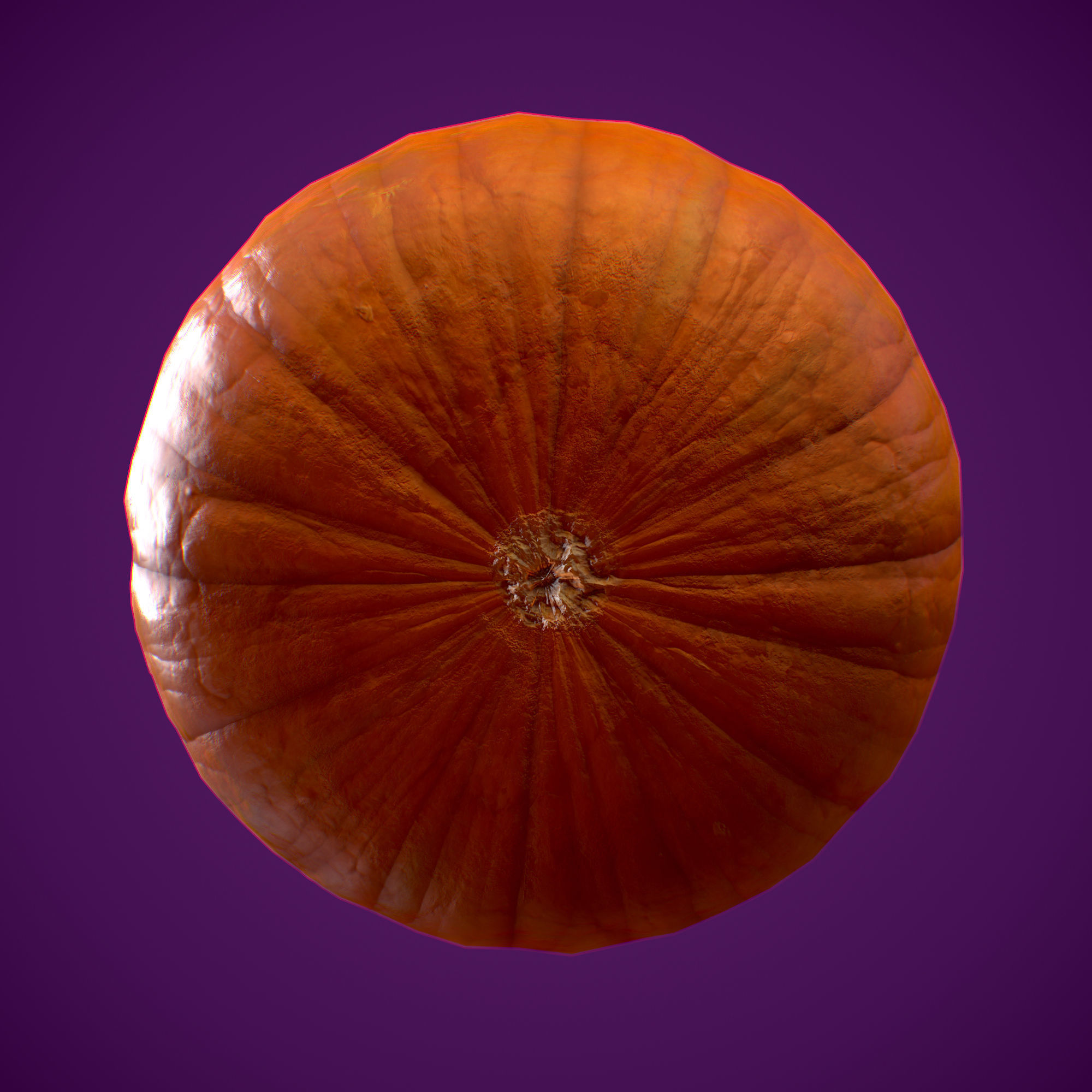  Pumpkin Halloween Set PBR 4K Low-poly 3D model_9