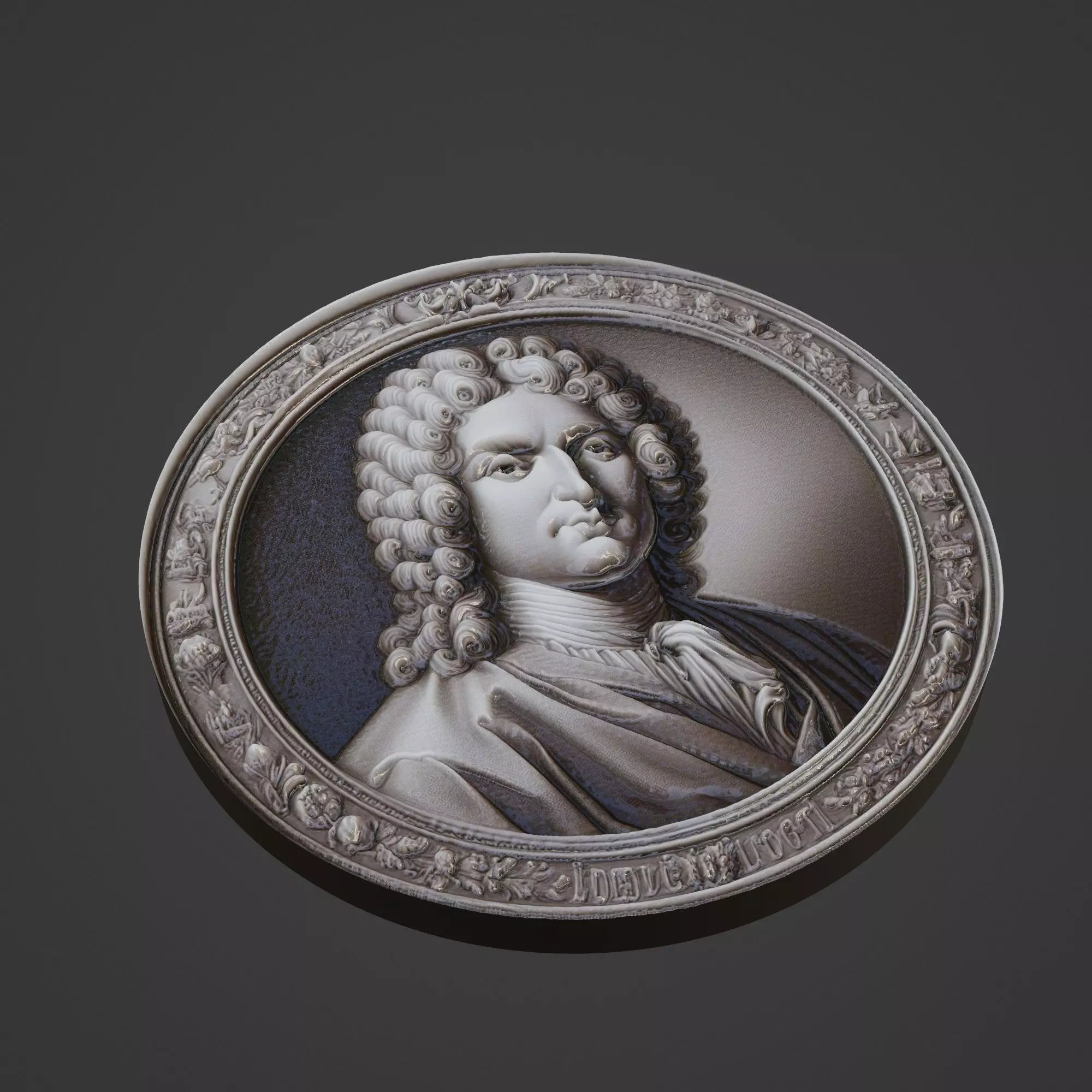 Diderot Medallion 3D print model