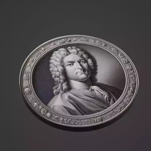 Diderot Medallion 3D print model