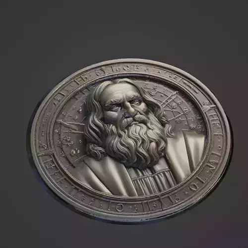 Galileo Galilei Medallion