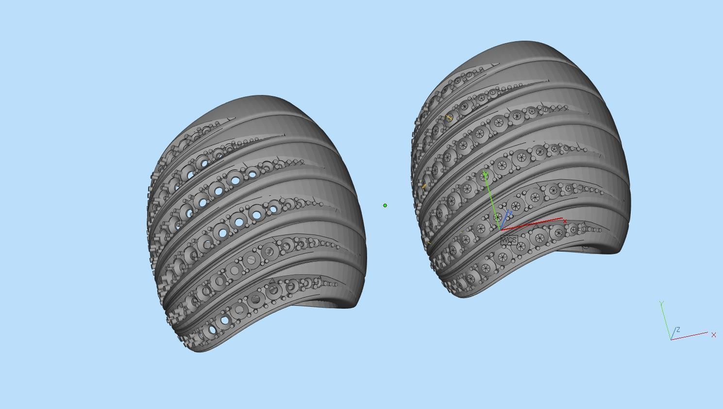 ring gold 3D print model_15
