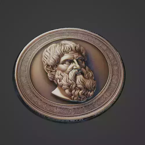 Plato Medallion
