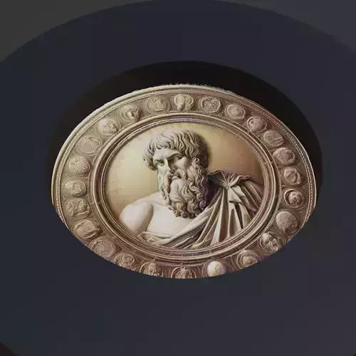 Plato Medallion