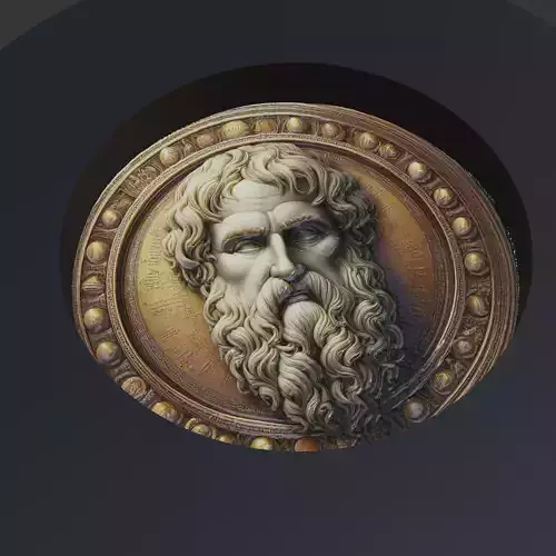 Plato Medallion